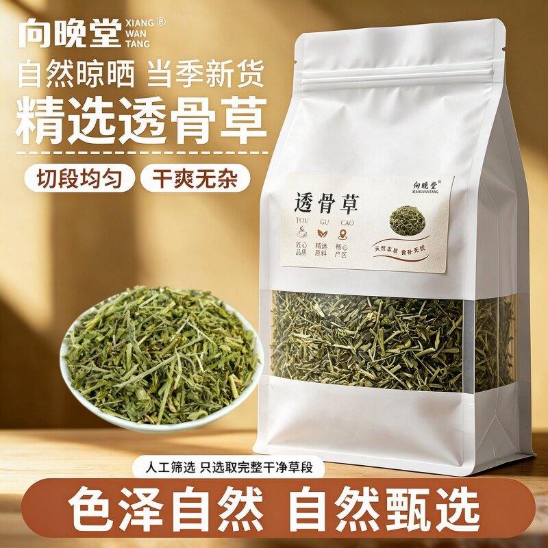 精选正宗透骨草切段新鲜颜色鲜艳干货纯天然透骨草中药材汤色清透
