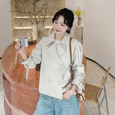 2025年秋季新款英伦风小个子风衣