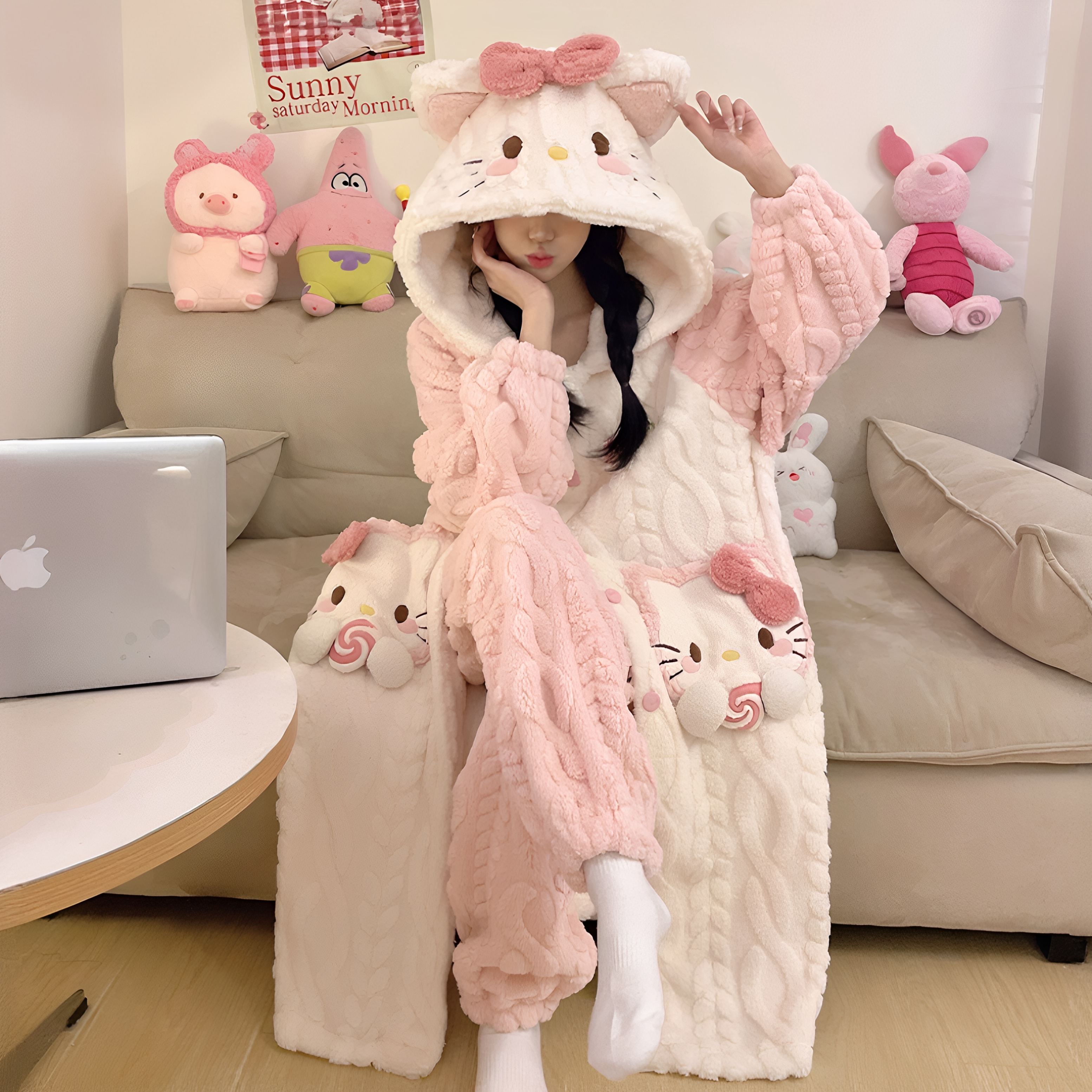hellokitty猫睡衣女