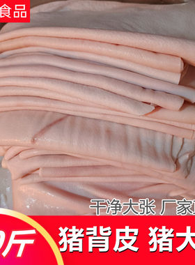 新鲜冷冻猪皮猪背皮猪肉皮