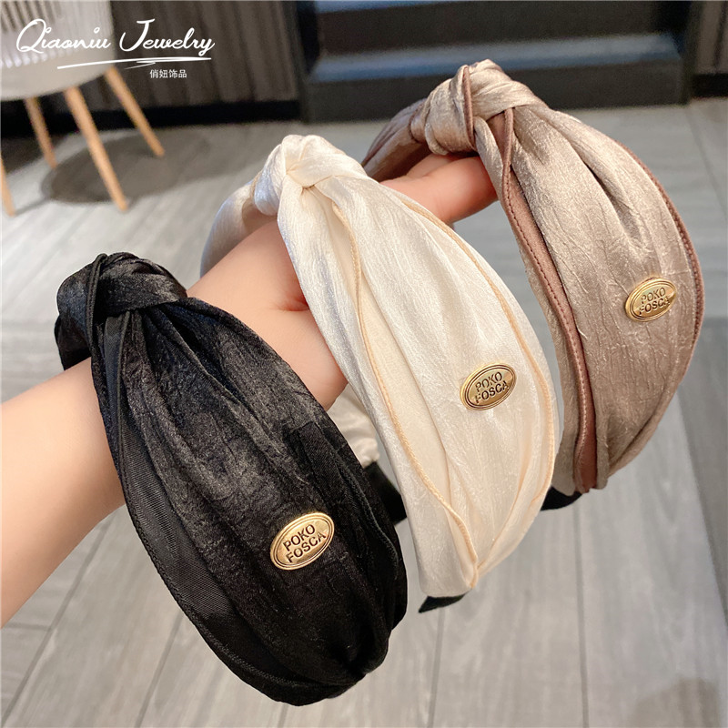 发箍布艺日韩中间打结