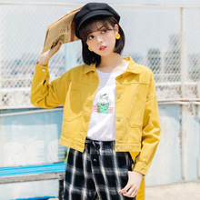 夹克短装 外套小外衣上衣女装 新款 2019秋季 甜美学院风气质百搭长袖