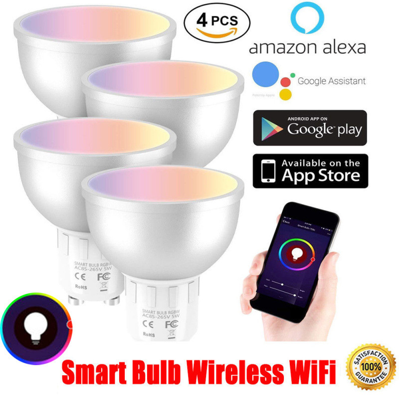 天猫精灵语音手机控制RGBW智能WIFI七彩GU10E27螺口天花射灯杯泡|ruв категории награду материалов, источник света, привел источник света, во главе с единого огня - от Buy2taobao.com для оказания профессиональной услуги покупки агента Taobao