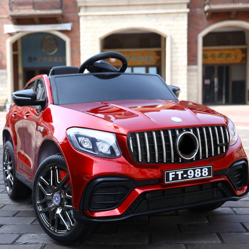 新款儿童电动车越野四轮遥控汽车男宝宝4轮玩具车可坐人电动童车