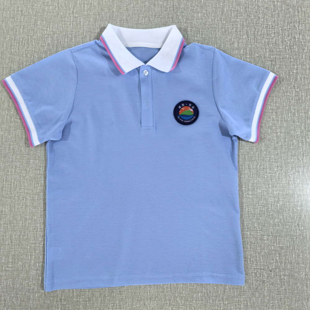 荣成小学生夏季校服上衣