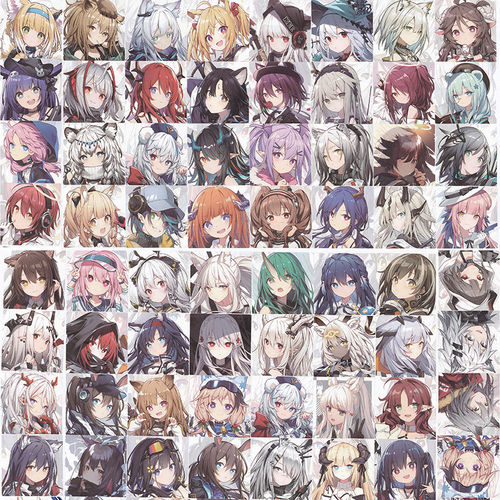 明日方舟卡通贴纸手机壳电脑DIY