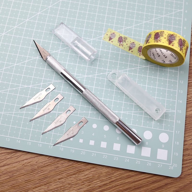 橡皮章专用雕刻刀 雕刻笔刀 手账胶带贴纸工具笔刀 手帐裁纸刀