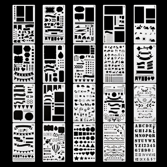 手抄报模板尺子小学生镂空花边画画手账相册绘图神器素材工具套装,文具电教/文化用品/商务用品,各类尺/三角板/量角器,淘宝优惠券,粉丝福利购,淘宝优惠卷