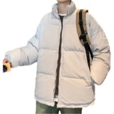 2024冬季新品男士加厚棉服情侣棉衣立领外套男女面包服MY111P48，男装棉衣，星座203-3