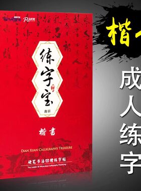 正楷书字帖练字成年男生女生
