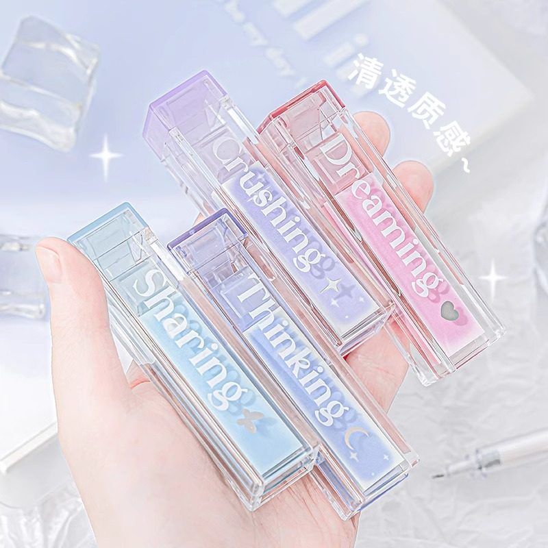 RosyPosy高颜值唇釉式便利贴学生用彩色便签纸有粘性少女心可撕可书写标记贴分类记号引索贴手帐贴纸素材装饰