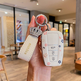 适用丰田汉兰达钥匙套女士亚洲龙2024新款凯美瑞锋兰达威飒雷凌壳