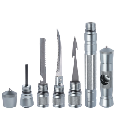 多功能登山杖配件加长管铝合金