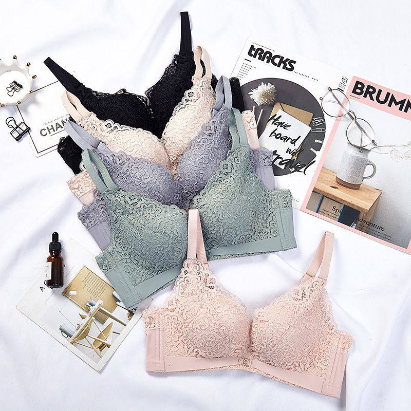 。无磁内衣 电子厂无铁内衣小胸聚拢无痕无钢圈过安检门文胸美胸