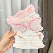口罩新款 小香风口罩郁金香女高颜值一次性铃兰花樱花透气简约ins