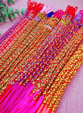 地摊景区热卖饰品端午节五彩绳