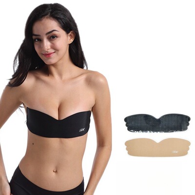 一片式裹胸带硅胶隐形文胸内衣防