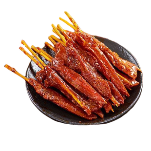 KFW黑山羊肉串辣条零食爆麻辣儿时湖南特产小吃休闲食品牙签肉串