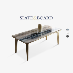 Mobeier 高端客厅餐桌简约现代高级感轻奢大理石微晶石饭桌椅组合