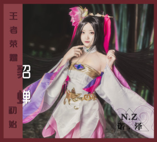 cos王者送荣耀 cos服绝世舞姬经典貂蝉 cosplay女服装现货