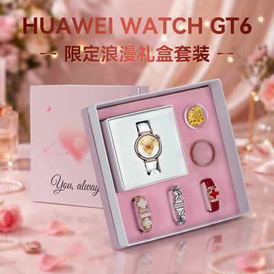 【礼盒定制款】华为WATCH GT6智能手表2026新款生日礼物老婆女朋友女士智能手表官方手表旗舰店正品gt6