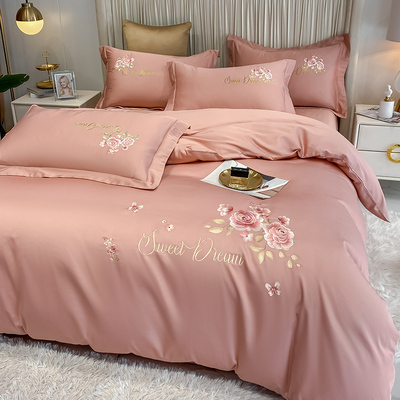 卡芙缇轻奢风60支纯棉四件套款床单