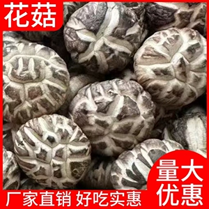 花菇干货家用花菇煲汤食材小干香菇冬菇菌菇新鲜干蘑菇商用