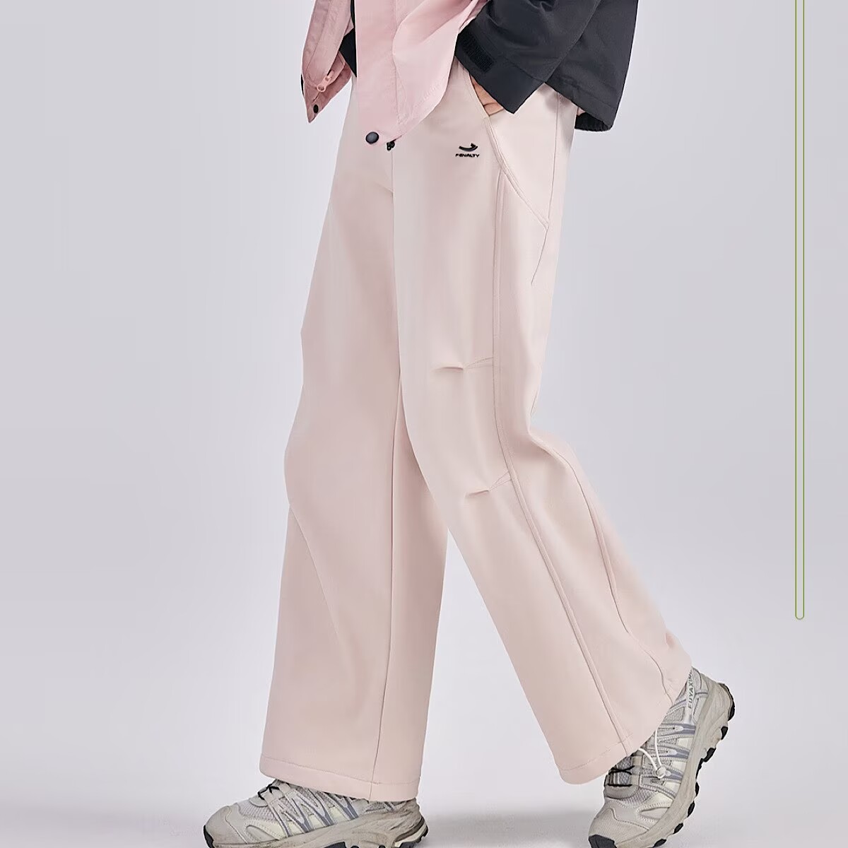 探山鸟男女伞兵裤运动登山冲锋裤秋冬新款休闲裤户外宽松直筒裤子