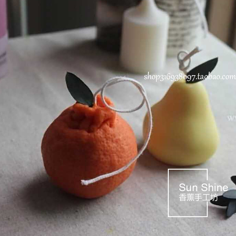 手工diy大橘大利立体丑橘香熏石膏香熏蜡烛自制丑八怪柑子模具