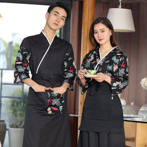 多恩日本餐厅工作服寿司日料衣服日系上衣男女夏季日式服务员工装