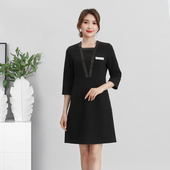 多恩美容院工作服女秋冬美容师皮肤管理工服气质spa养生按摩工装