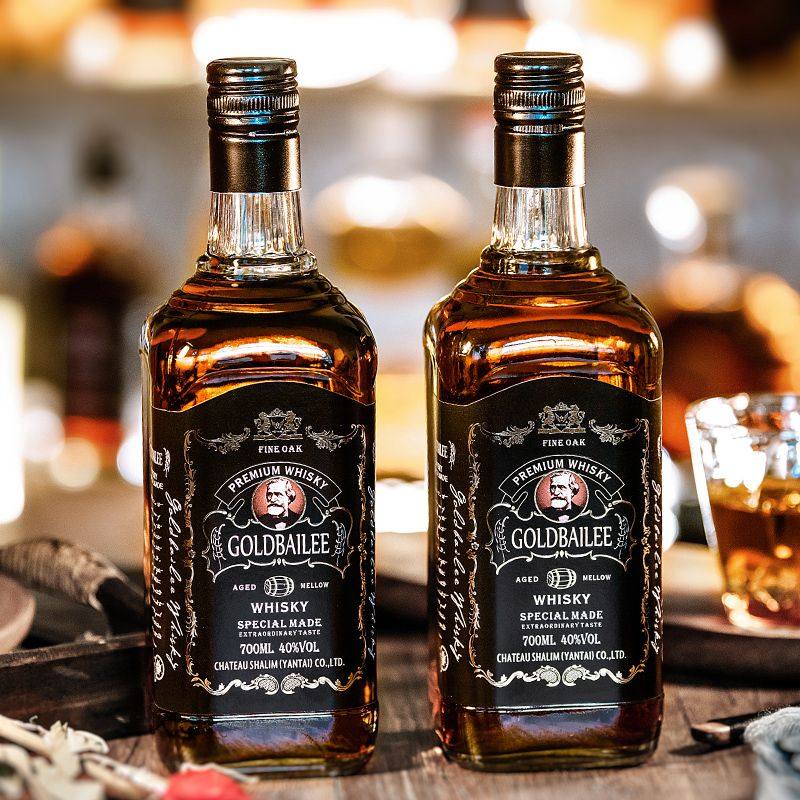 高档洋酒特价正品洋酒金佰利威士忌700ml40度酒吧酒水扫码价