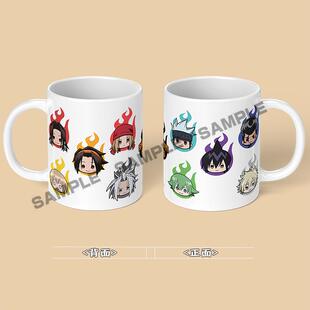 通灵王周边马克杯Q版二次元水杯麻仓叶阿弥陀丸木刀之龙陶瓷杯子