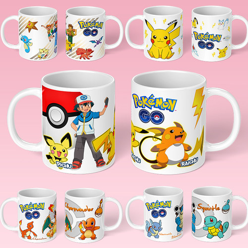 PokemonGo周边马克杯宝可梦水杯皮卡丘陶瓷杯子神奇宝贝宠物精灵