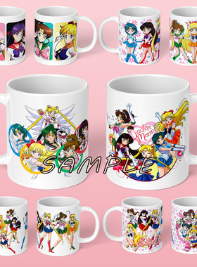 美少女战士水杯Sailor Moon周边马克杯MUG月野外兔陶瓷杯子礼物杯