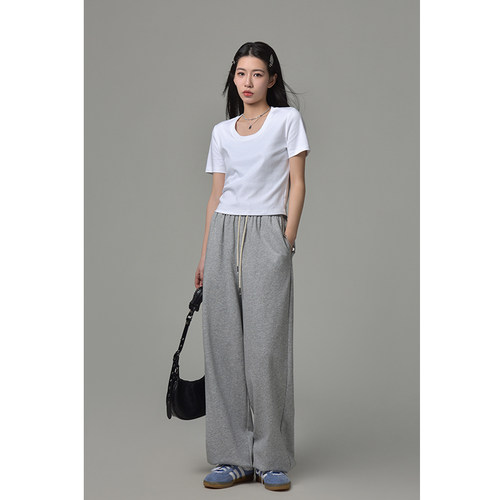 SIXI四喜家休闲鹅蛋领短t