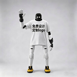 宇树G1智元灵犀X2衣服人形机器人上衣定制短袖t恤定制logo印字