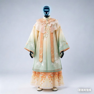 具身智能人形机器人汉服宇树女装中国风儿童唐装古装超仙襦小公主