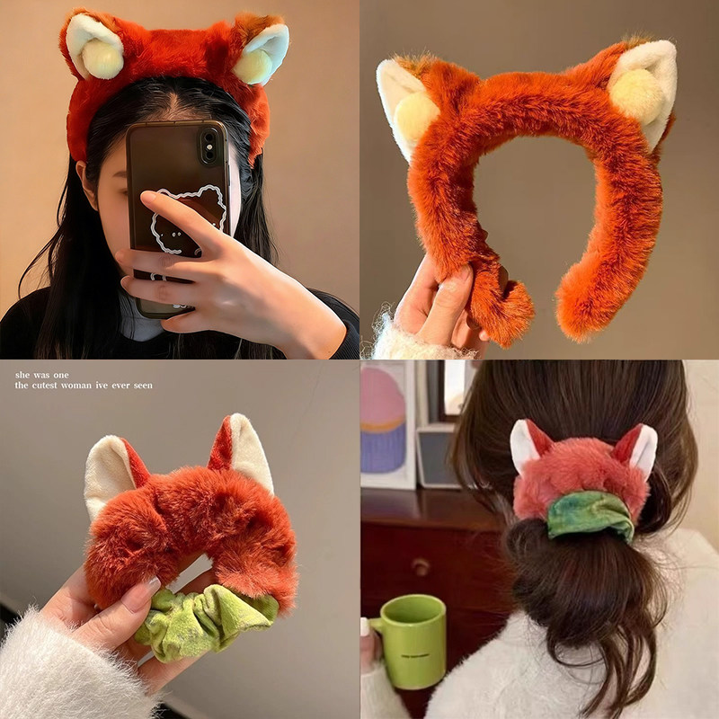 卡通可爱毛绒火狐尼克发箍狐狸耳朵头箍拍照头饰发饰洗脸发卡发圈,饰品/流行首饰/时尚饰品新,发饰,淘宝优惠券,粉丝福利购,淘宝优惠卷