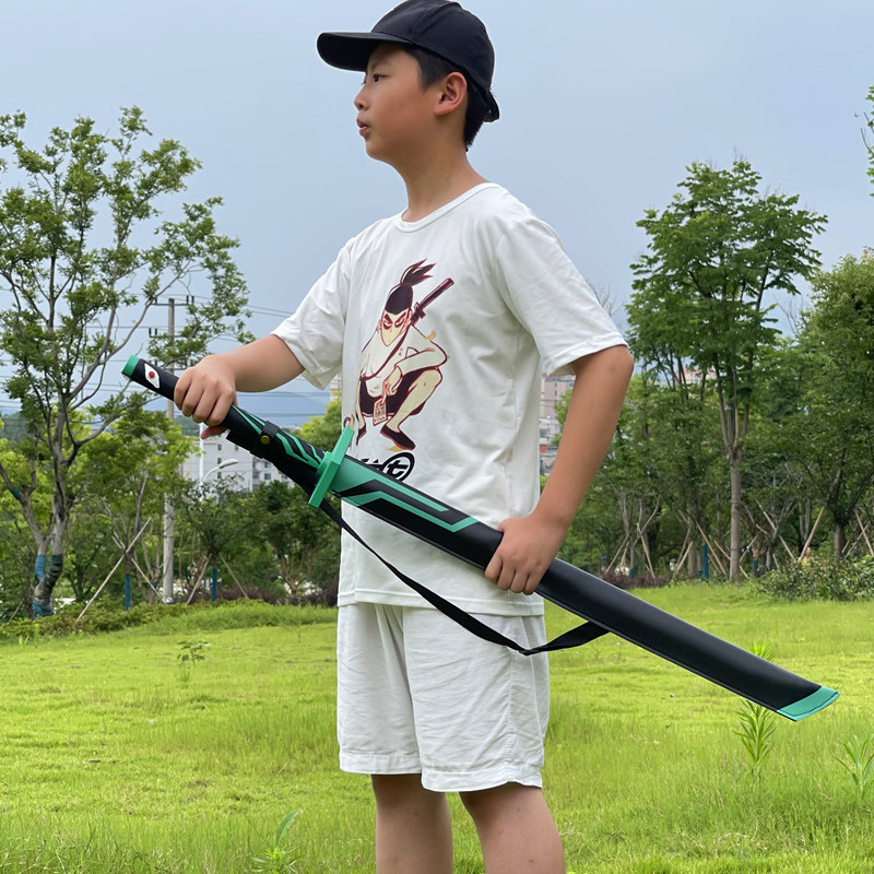 刺客567周边青凤剑武器大号cos道具儿童玩具生日礼物橡胶魔刃刀剑