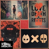 Death 死亡和机器人 Love Robots 爱 电影海报牛皮纸装 饰画