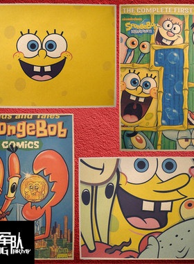 海报装饰画spongebob动漫照片