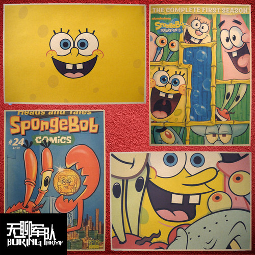 海报装饰画spongebob动漫照片
