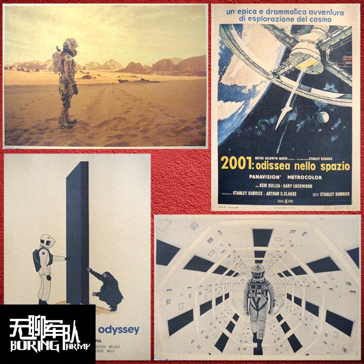 太空漫游星际穿越海报装饰画