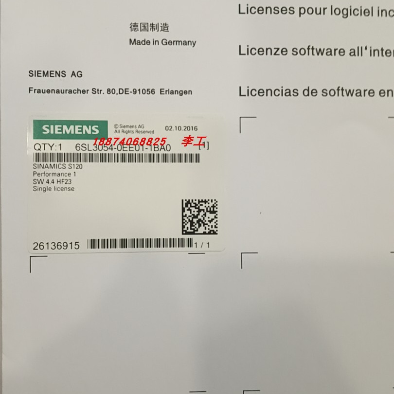 6SL3054-0EE00/01-1BA0-Z(F01F02F03F04F05F06G01S01S02U01U03)