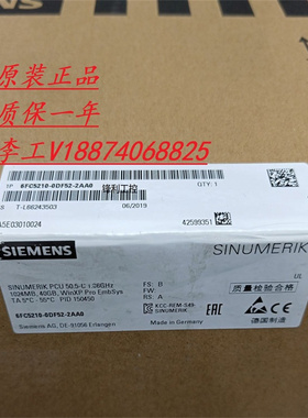 全新原装正品西门子数控系统6FC5210-0DF25-2AA0
