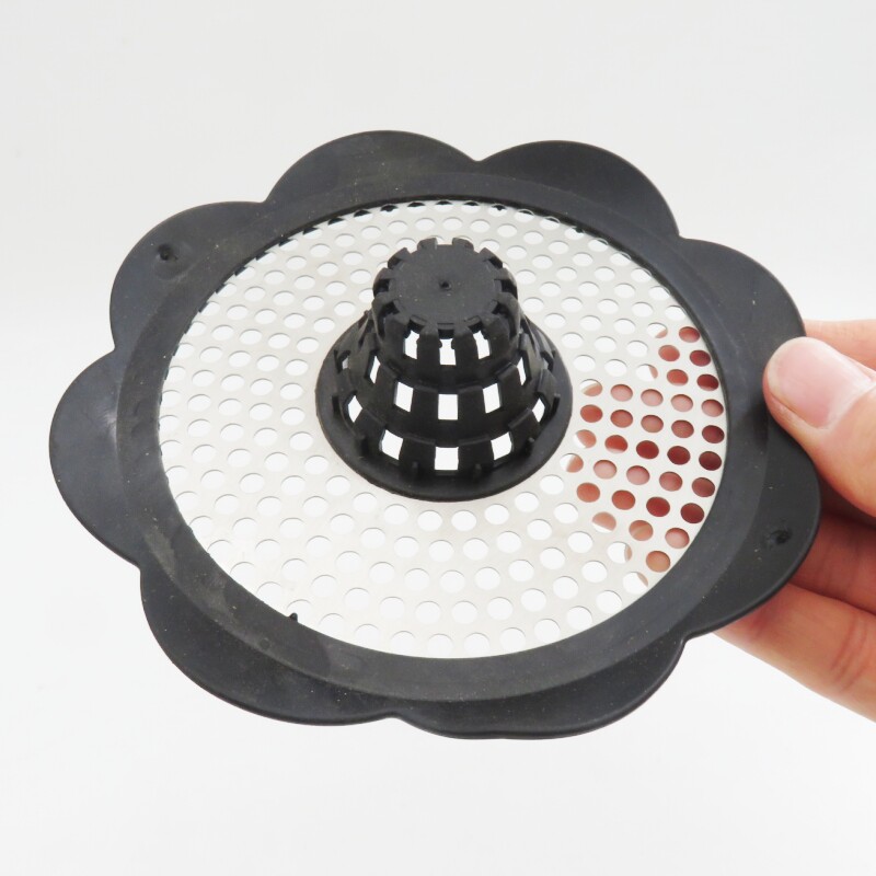 花型毛发过滤器过滤地漏盖下水水槽过滤盖防堵塞头发收集器