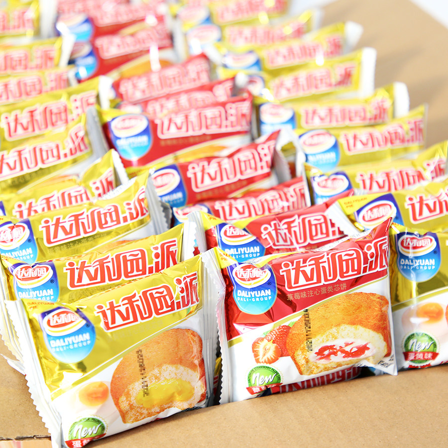 达利园蛋黄派夹心小软面包蛋糕小包装散装整箱学生营养早餐小零食
