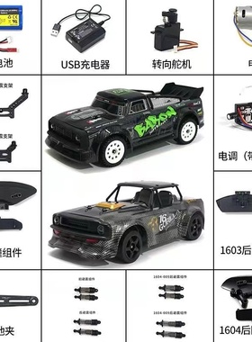 松果林SG1603差速器液压减震器机1604漂移遥控车舵机升级原厂配件