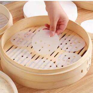 9cm蒸笼纸不沾圆形包子馒头纸垫 1000张9.9